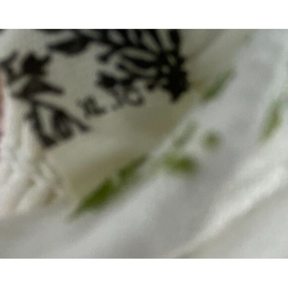 Intimately Free People Happy Hour Mini Slip Womens XL Ivory Green Tiered Smocked - Picture 6 of 15